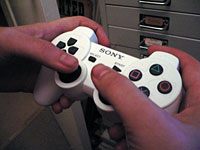 The DualShock 3 in my hands