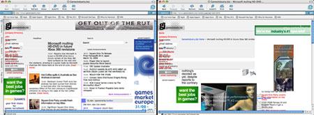 GamesIndustry.biz on IE