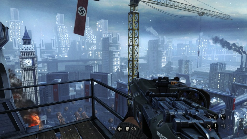 Visiting Nazi London in Wolfenstein: The New Order.
